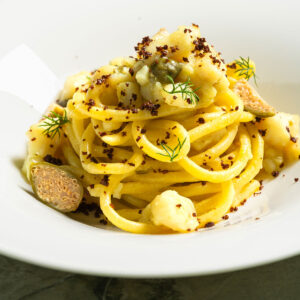 Bigolo al ragù di coniglio