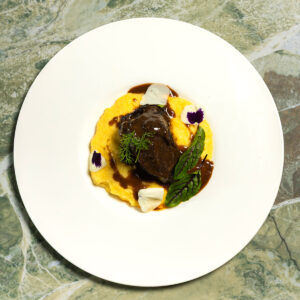 Spezzatino di manzo con polenta